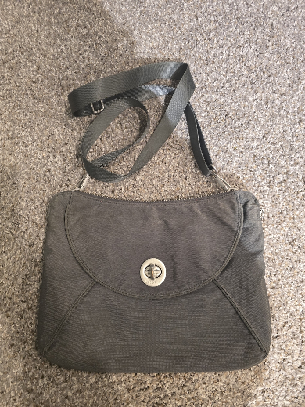 Womens Gray Baggallini Crossbody